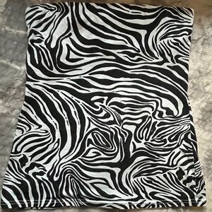 No Boundaries Zebra Tube Top